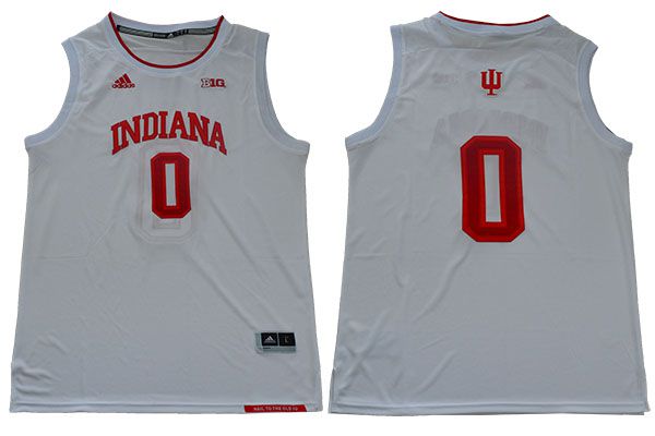 Men Indiana Hoosiers #0 Romeo Langford White Adidas NBA NCAA Jerseys->more ncaa teams->NCAA Jersey